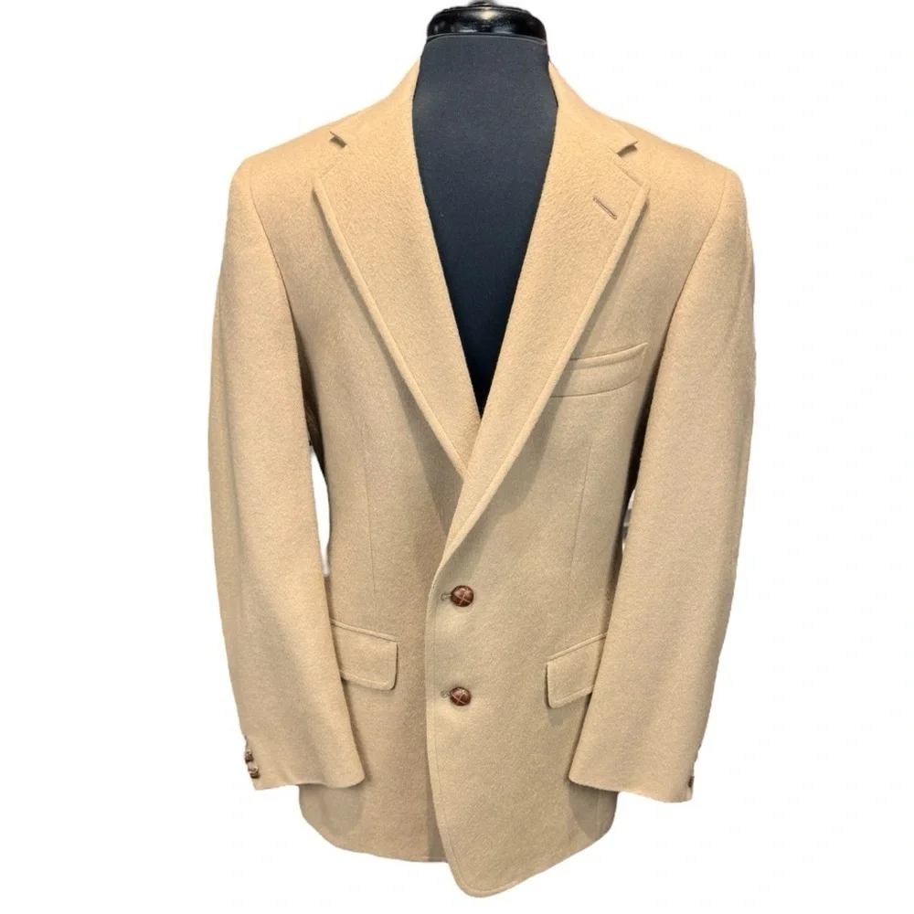 Vintage Renwood 1949 100% Camel Hair Sports Coat Men’s 42R Pristine Condition